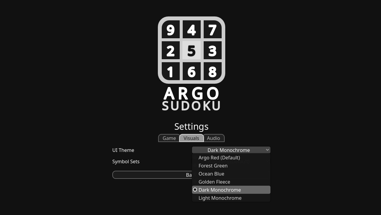 Argo Sudoku screenshot 5